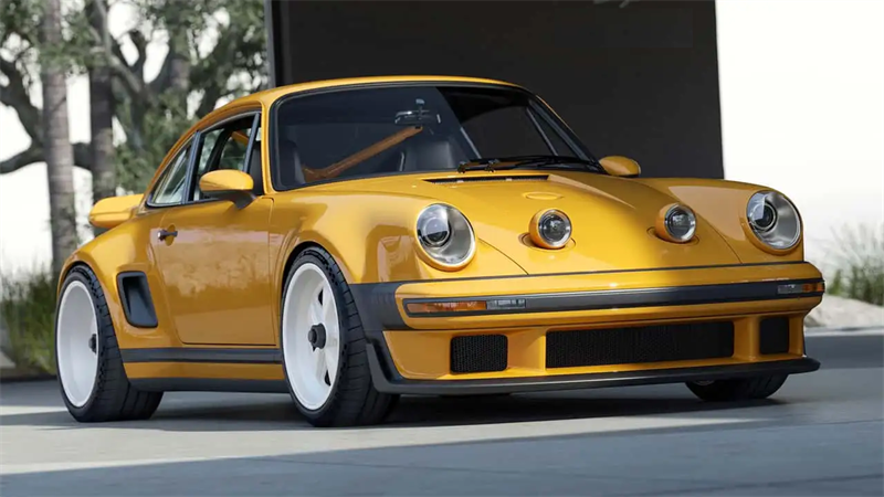 Revolutionizing Elegance: The Porsche 911 Carrera Coupe Reimagined by Singer with Advanced LED in Projector Headlights and Neon Headlights for Cars