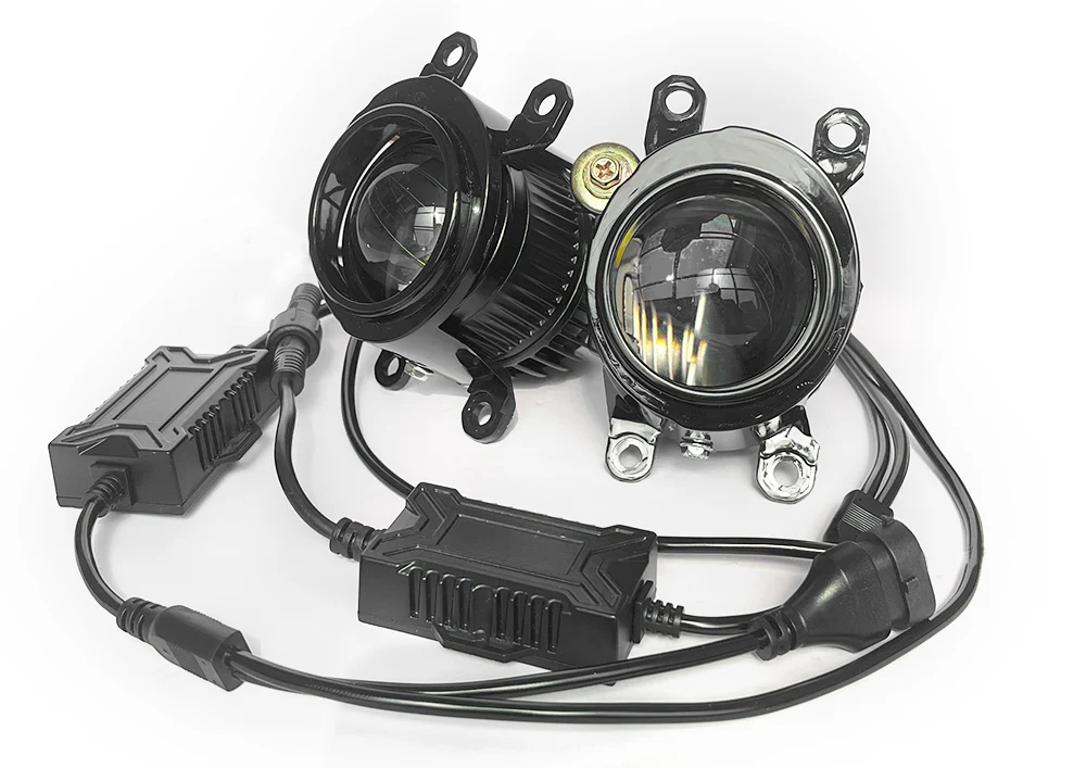 2-inch Lens High-brightness LED Bi-xenon 3-color Fog Lights