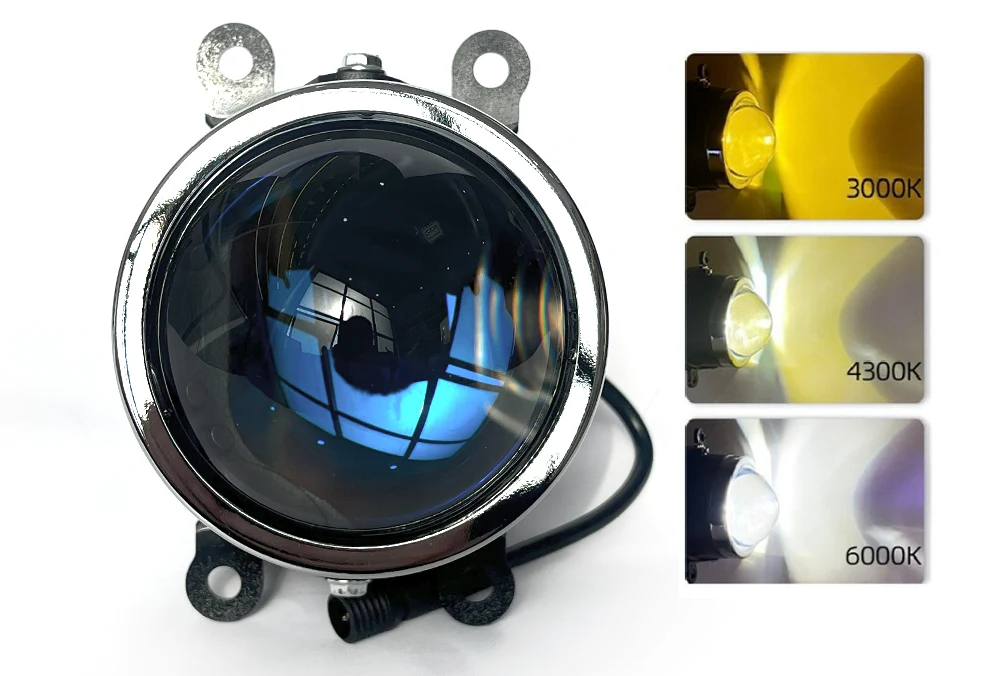 High-brightness LED Bi-xenon 3-color Fog Lights