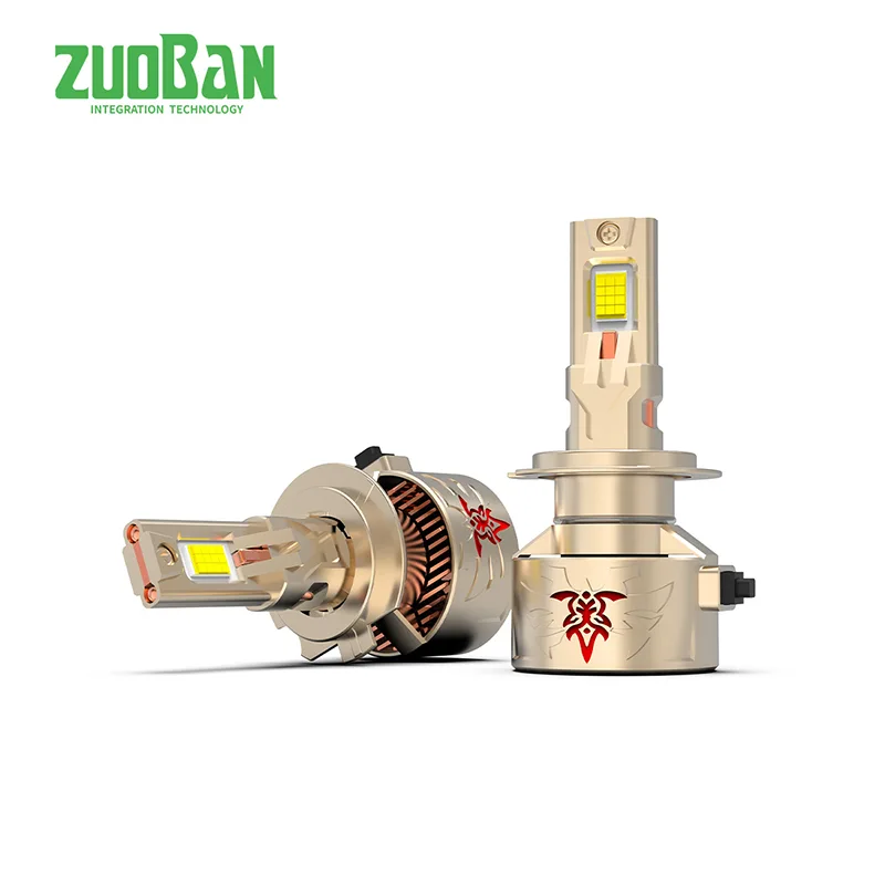 S26 Aviation Aluminum Alloy 240W Four Copper Tube Automotive LED Headlight