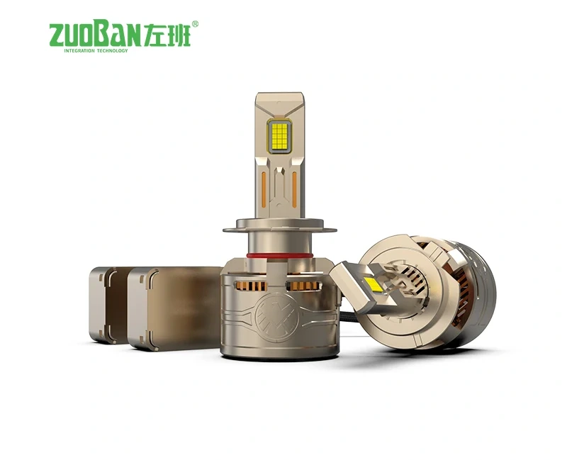 Super Bright 6-Copper-Tube Automotive LED Headlights