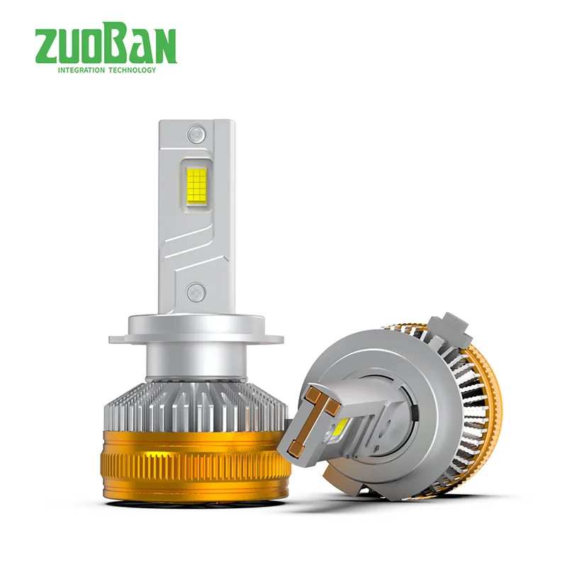 X20 Triple Copper Tube 200W Automotive LED Headlight | Intelligent Temperature Control, Ultra-Bright & Focused Beam